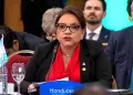 Presidenta de Honduras, Xiomara Castro, en la CELAC.