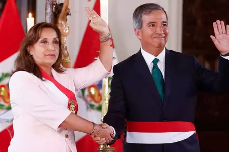 Presidenta Dina Boluarte tom juramento a Ral Prez-Reyes como ministro de Prod