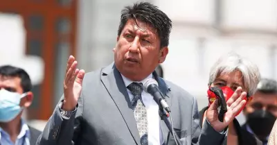 Congresista de Perú Libre, Waldemar Cerrón.