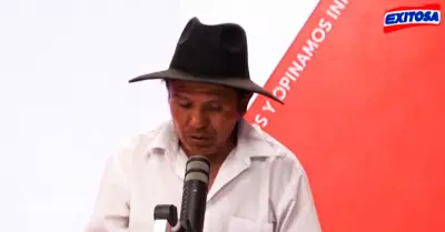 Miguel Parisaca, presidente de las rondas campesinas del pueblo de Puca Cuesta (