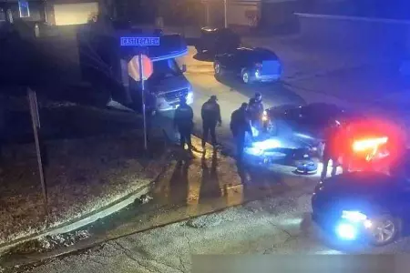 Fotograma del video de la paliza que recibi Tyre Nichols por parte de los polic