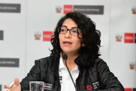 Ministra de Cultura, Leslie Urteaga