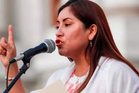 Kelly Portalatino, congresista de Perú Libre.