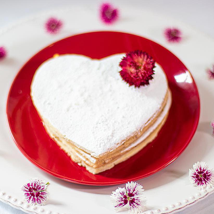 clasicas tortas en forma de corazon