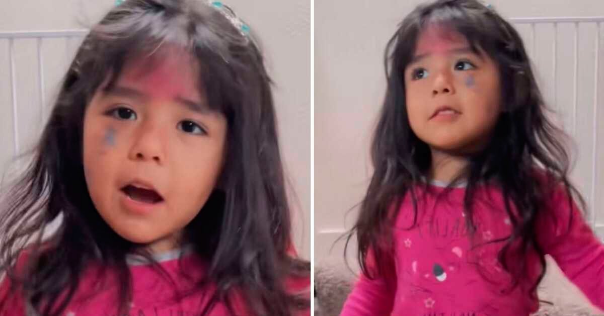 ¡Graciosísimo! Niña con padres mexicanos "despertó hablando inglés" y