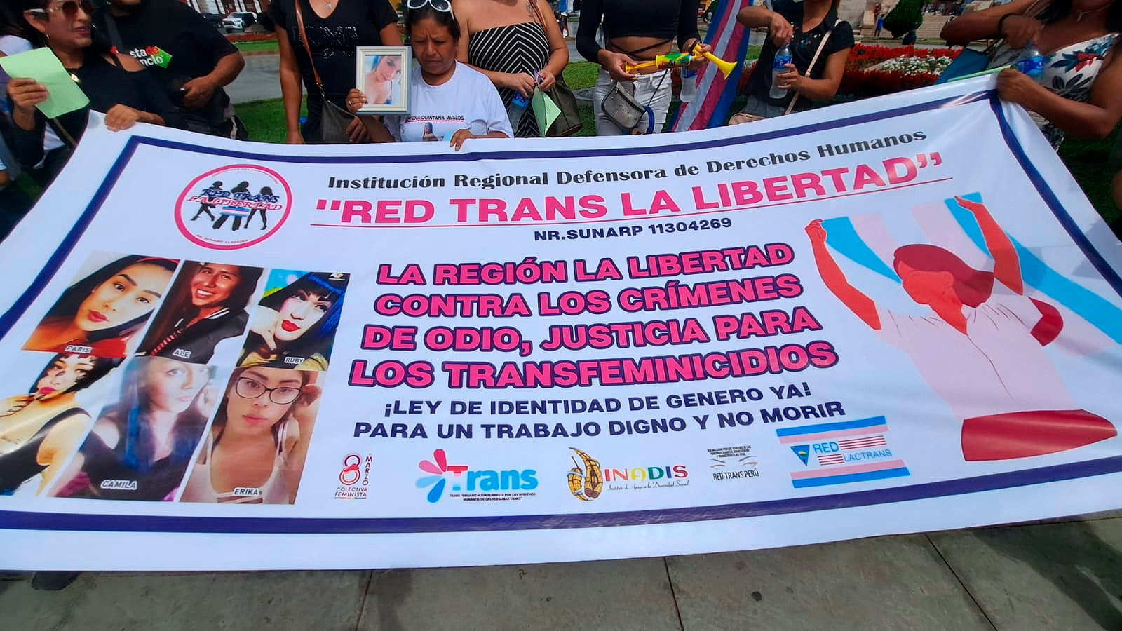 Trujillanos marchan exigiendo justicia por asesinatos de mujeres trans