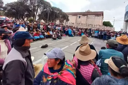 Bloqueo en Espinar - Cusco