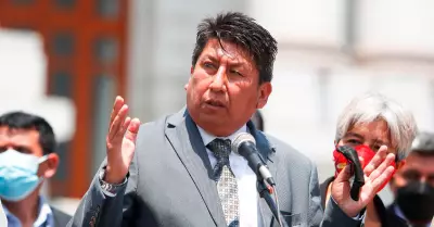 Congresista de Perú Libre, Waldemar Cerrón