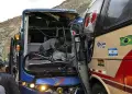 Choque entre dos ómnibus dejó como saldo heridos en Copuma
