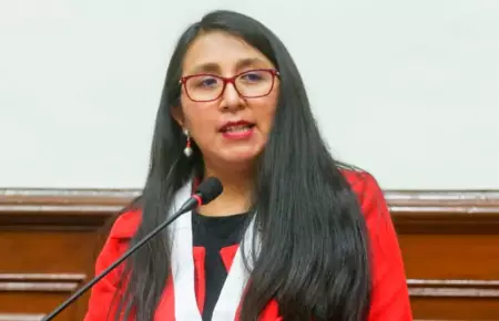 Ruth Luque, congresista de Cambio Democrático- Juntos Por el Perú.
