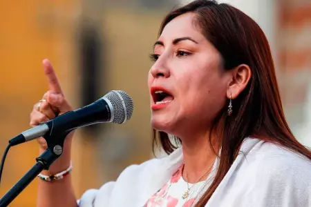 Kelly Portalatino, congresista de Perú Libre.