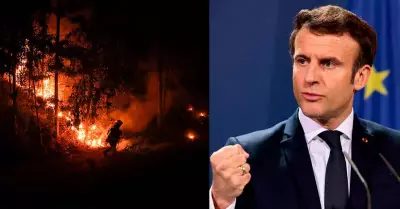 Emmanuel Macron anuncia apoyo a Chile tras incendios forestales.
