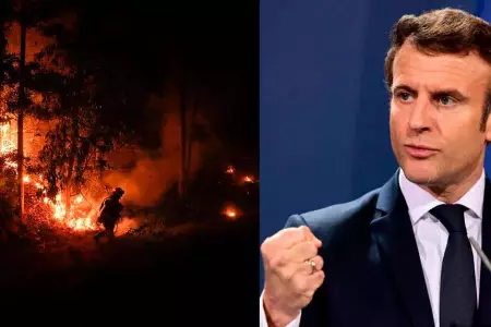 Emmanuel Macron anuncia apoyo a Chile tras incendios forestales.