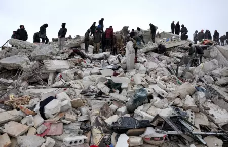 Escombros en Siria