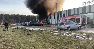 Incendio en Fabrica de Drones