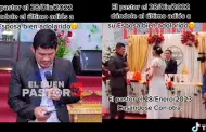 Increble! Pastor se casa con otra mujer al mes de fallecer su esposa