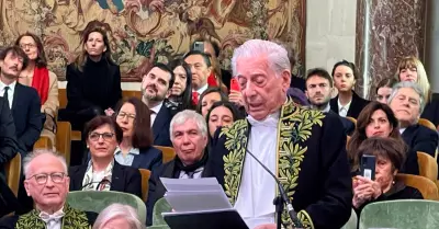 Academia Francesa incorpor al premio Nobel de Literatura, Mario Vargas Llosa.