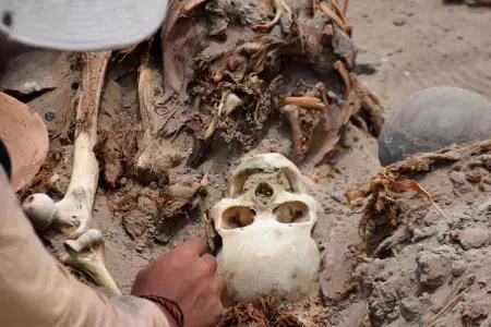 Restos humanos de más de 800 años fueron hallados en Huaral.