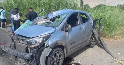 Accidente vehicular deja como saldo dos heridos en Casma