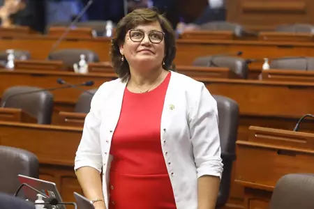 Nueva segunda vicepresidenta de la Mesa Directiva del Congreso, Silvia Monteza.