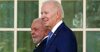 Los presidentes de Estados Unidos, Joe Biden, y de Brasil, Lula da Silva.