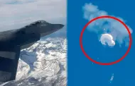 Avin de Estados Unidos derriba a un objeto no identificado sobre el cielo de Canad