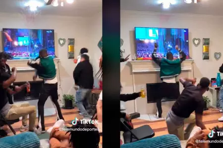 El video del joven que rompe un televisor a golpes se viraliz en las diferentes