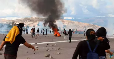 Muertes durante protestas en Huamanga.