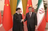 Presidente chino celebra "solidaridad" con Irn durante visita de lder iran