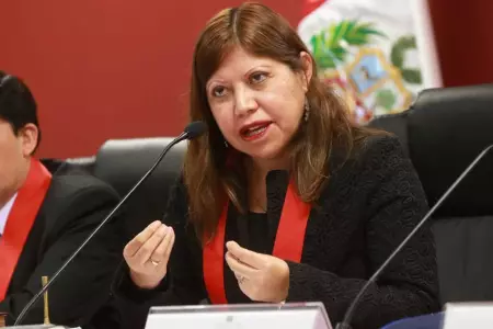 Ruth Benavides Vargas, hermana de la fiscal de la Nación.