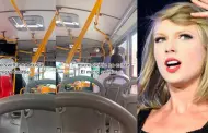 "El micro swiftie": Joven graba momento cuando chofer de bus reproduce cancin de Taylor Swift durante viaje