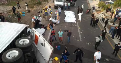 Accidente de bus Mexico