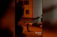 (VIDEO) Mujer causa terror bailando de forma extraa en medio de la calle