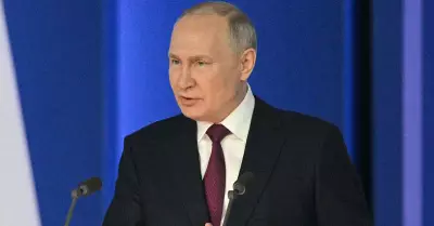 El presidente de Rusia, Vladimir Putin, pronuncia su discurso anual sobre el est