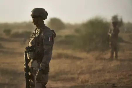Soldados en Burkina Faso