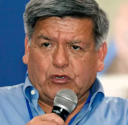 Csar Acua, gobernador regional de La Libertad.