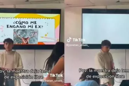 Joven coment en su clase como su expareja le fue infiel