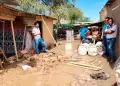 Más de 200 familias damnificadas por lluvias y desbordes de acequias en Lambayeque
