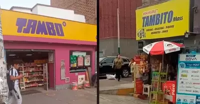 Peruano abre negocio Tambito al frente de Tambo.