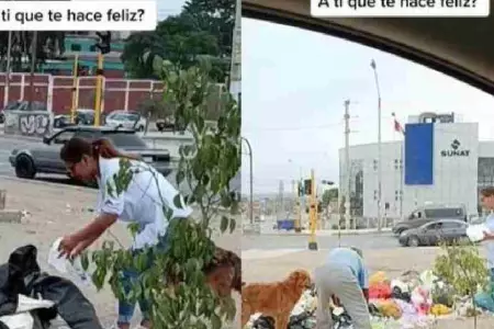 Joven dio toda su comida a persona