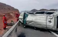 ncash: Dos personas mueren al despistarse minivan en la Panamericana Norte