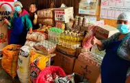 Taiwán conoció la historia de una olla común en Comas y entregó una gran donación de víveres