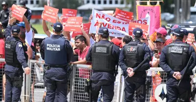 Protestas por desempleo en Brasil