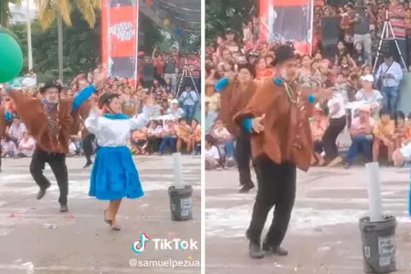 Venezolano baila danza típica de Perú y asombra a ciudadanos