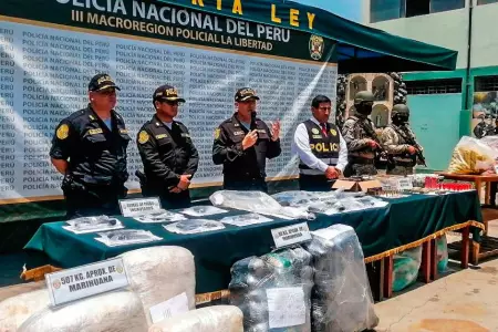 Agentes policiales llegaron a Trujillo para constatar lucha contra la delincuenc
