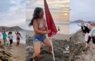 Familia baila "El tema del verano" en la playa y desata risas en redes: "Clavo, que te clavo, la sombrilla"
