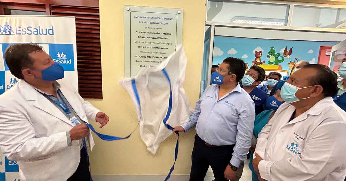 EsSalud inaugura modernos consultorios de pediatría y ginecología en el hospital Alto Mayo de Moyobamba