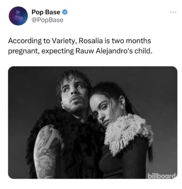 ¿Rosalía y Rauw Alejandro serán padres?