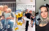 Mujer presume que se cas con su padrastro en TikTok