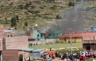 Puno: Minsa registra 5 heridos durante enfrentamientos en comisaría en Juli